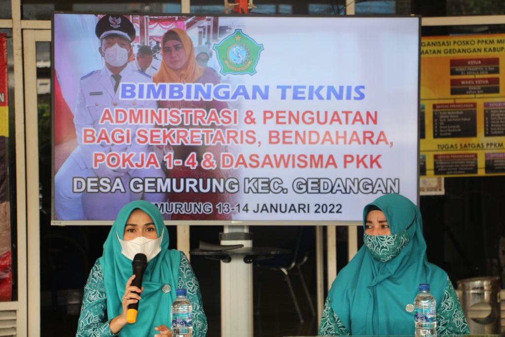 Bimtek Administrasi & Penguatan Kader Pkk Desa Gemurung 2022